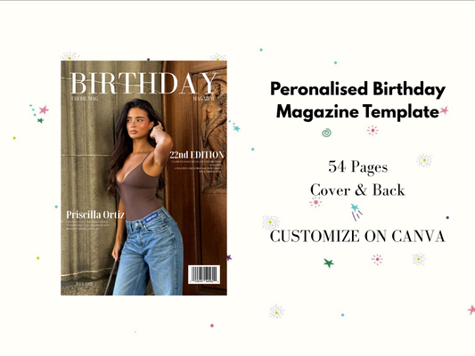 Birthday Magazine Template 2.0